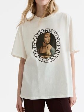 H&M APOH Lady with an Ermine Shirt Oversized